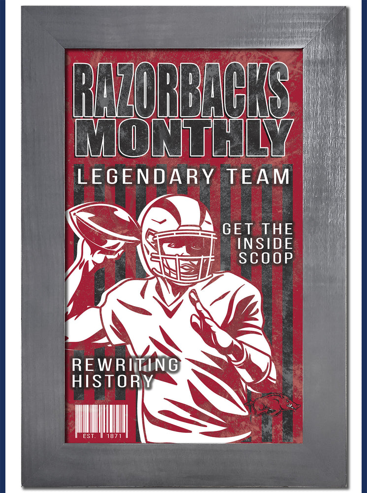 Wholesale C2087-Team Illustrated Frame 11x19 / C2087-Arkansas