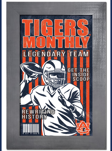 Wholesale C2087-Team Illustrated Frame 11x19 / C2087-Auburn