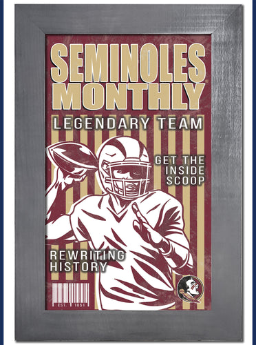 Wholesale C2087-Team Illustrated Frame 11x19 / C2087-Florida State