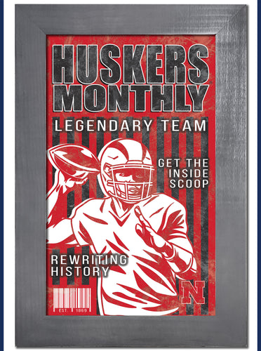 Wholesale C2087-Team Illustrated Frame 11x19 / C2087-Nebraska