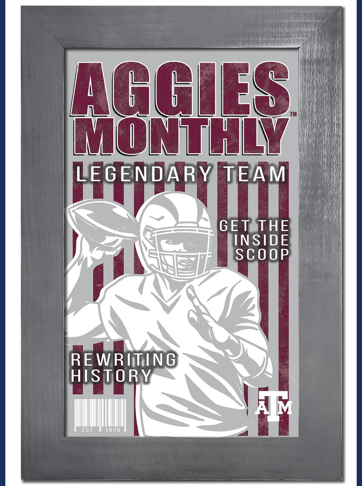 Wholesale C2087-Team Illustrated Frame 11x19 / C2087-Texas A&M