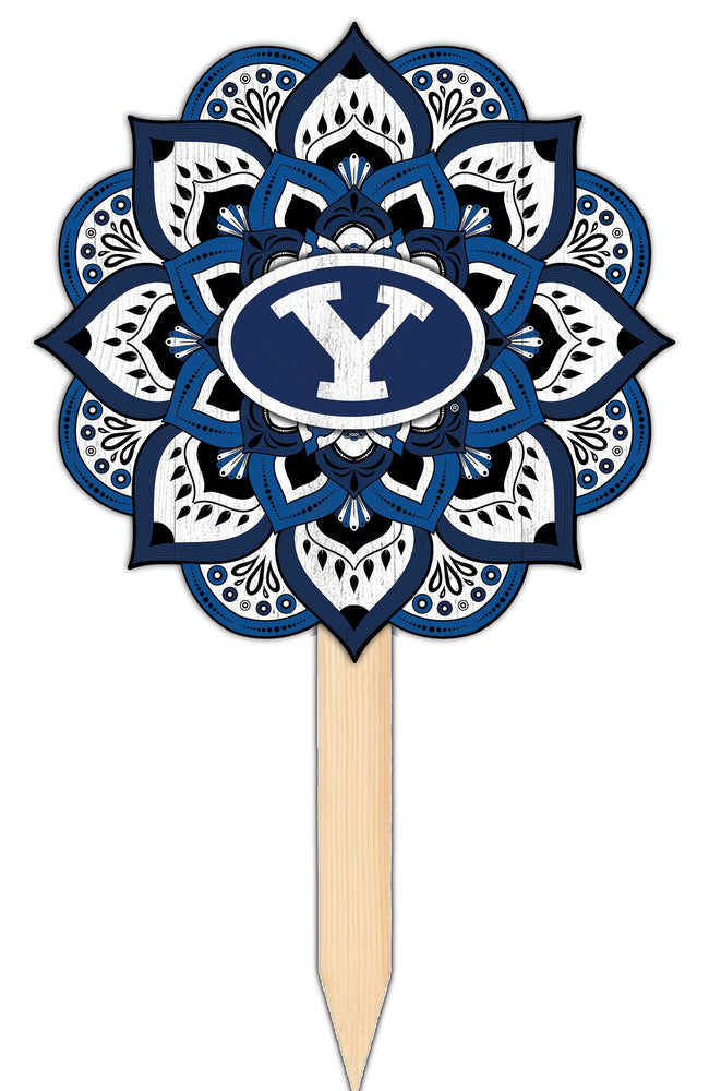 Wholesale C2095-Mandala Yard Stake 12in / C2095-byu-white.png