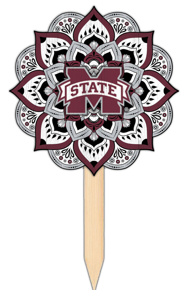 Wholesale C2095-Mandala Yard Stake 12in / C2095-mississippi-state-white.png