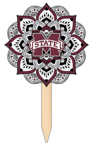 Wholesale C2095-Mandala Yard Stake 12in / C2095-mississippi-state-white.png