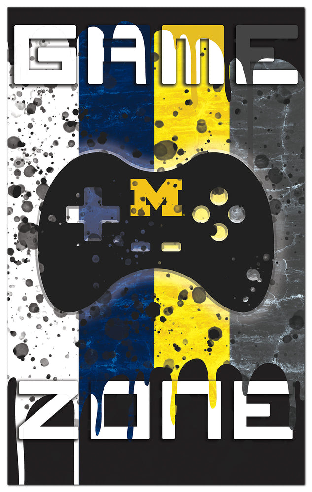 Wholesale C2104-4 Color Grunge Game Zone 11x19 / C2104-Michigan