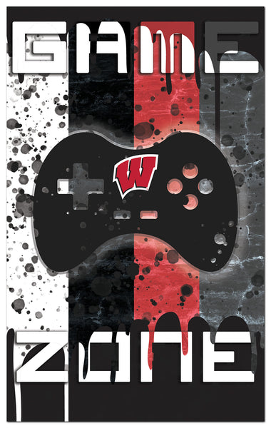 Wholesale C2104-4 Color Grunge Game Zone 11x19 / C2104-Wisconsin