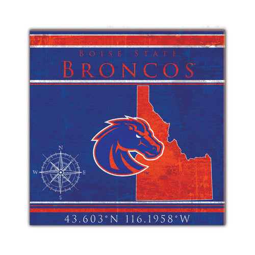Wholesale C2105-Coordinates 10x10 / C2105-Boise State