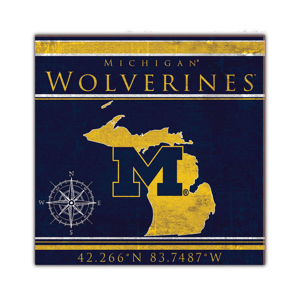 Wholesale C2105-Coordinates 10x10 / C2105-Michigan