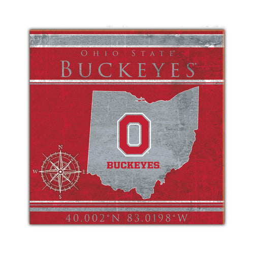 Wholesale C2105-Coordinates 10x10 / C2105-Ohio State