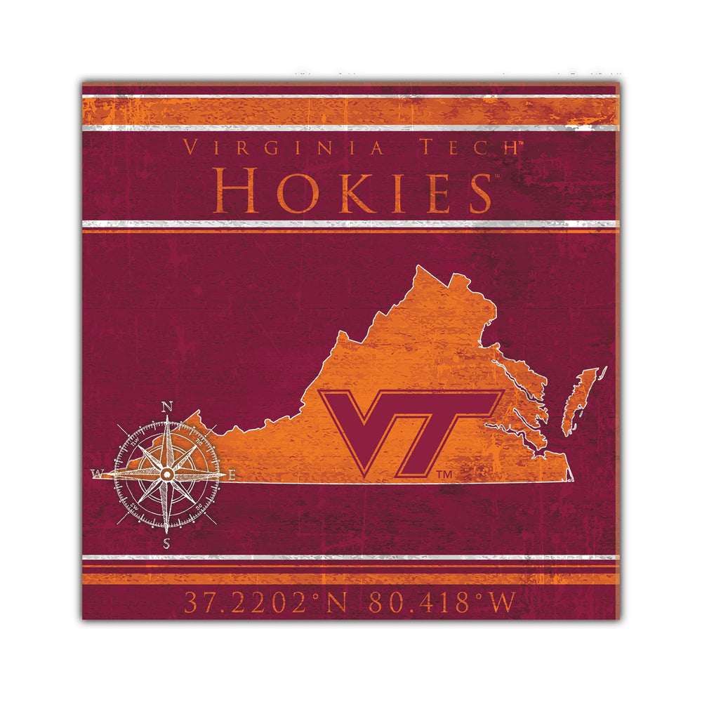 Wholesale C2105-Coordinates 10x10 / C2105-Virginia Tech