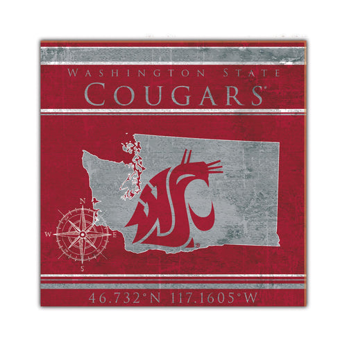 Wholesale C2105-Coordinates 10x10 / C2105-Washington State