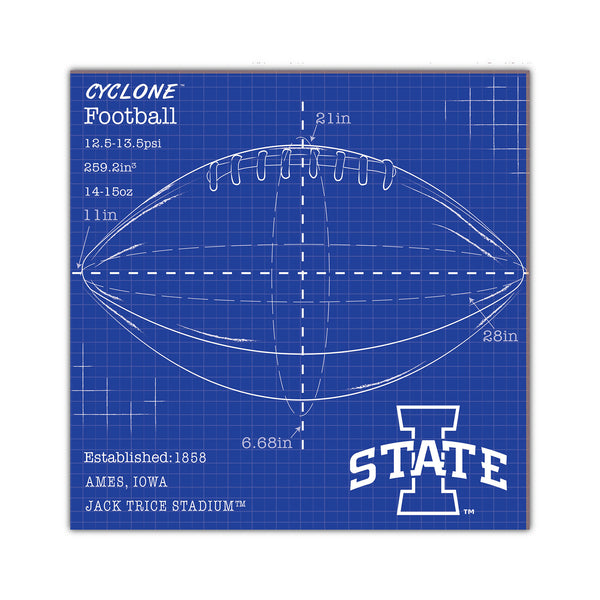 Wholesale C2108-Ball Blueprint 10x10 / C2108-Iowa State