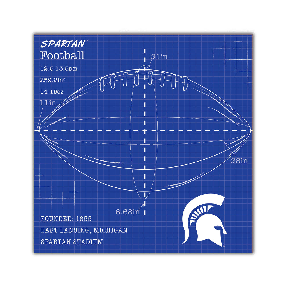 Wholesale C2108-Ball Blueprint 10x10 / C2108-Michigan State