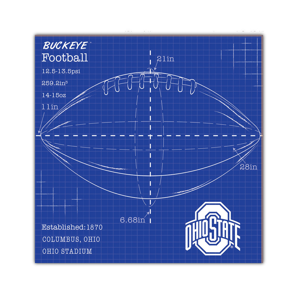 Wholesale C2108-Ball Blueprint 10x10 / C2108-Ohio State