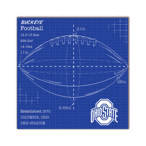 Wholesale C2108-Ball Blueprint 10x10 / C2108-Ohio State