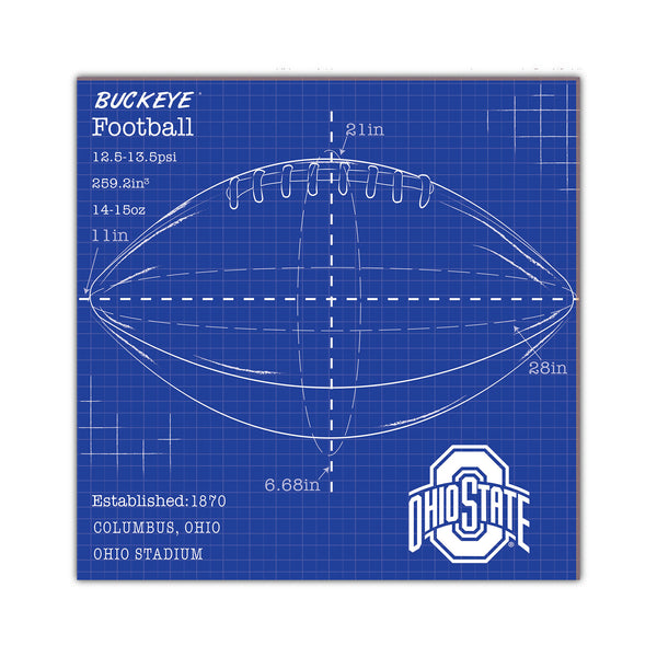 Wholesale C2108-Ball Blueprint 10x10 / C2108-Ohio State