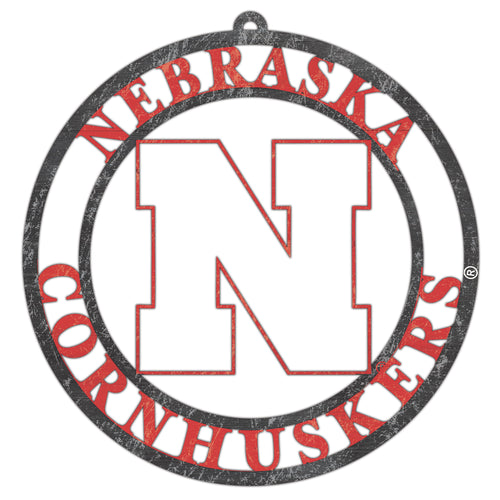 Wholesale C2114-Team Color Logo Cutout Circle / C2114-Nebraska