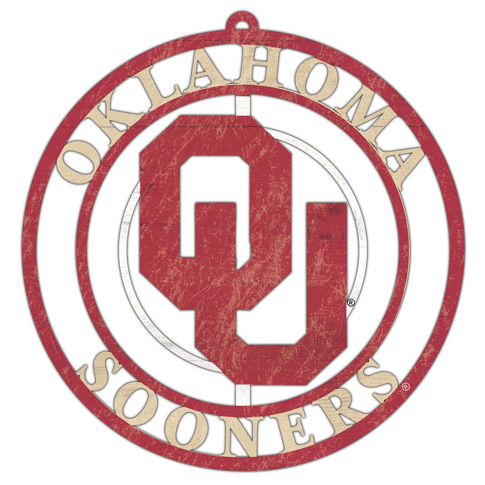 Wholesale C2114-Team Color Logo Cutout Circle / C2114-Oklahoma