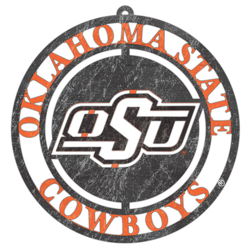 Wholesale C2114-Team Color Logo Cutout Circle / C2114-Oklahoma State