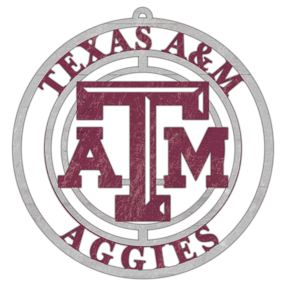 Wholesale C2114-Team Color Logo Cutout Circle / C2114-Texas A&M