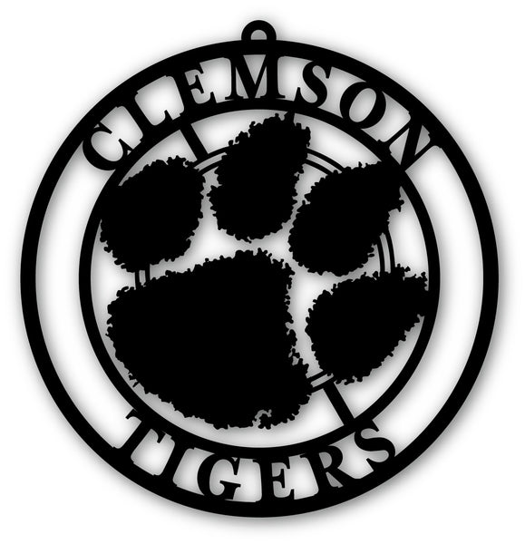 Wholesale C2115-Silhouette Logo Cutout Circle / C2115-Clemson