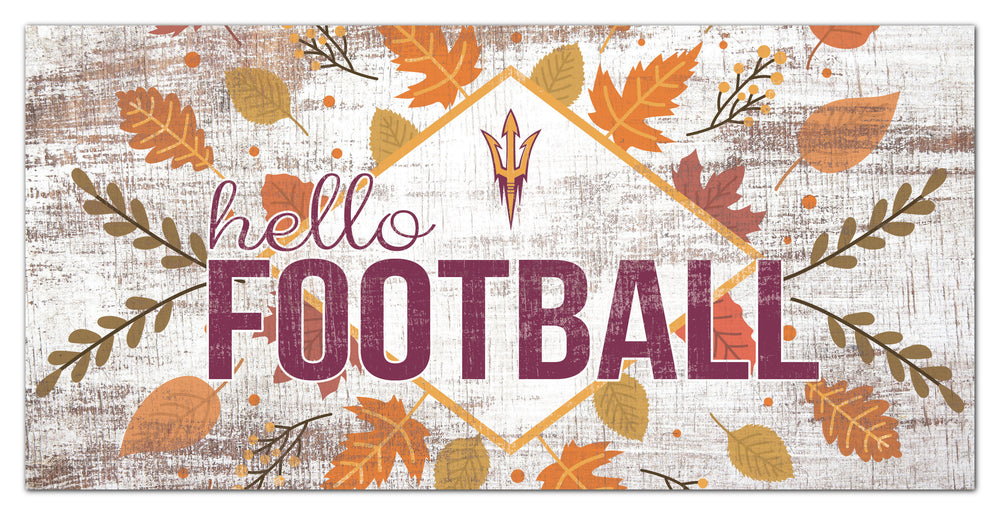 Wholesale C2136-Hello Football 6x12 / C2136-Arizona State