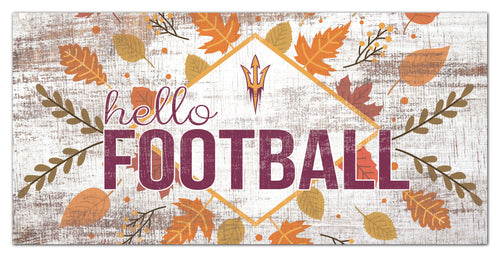 Wholesale C2136-Hello Football 6x12 / C2136-Arizona State