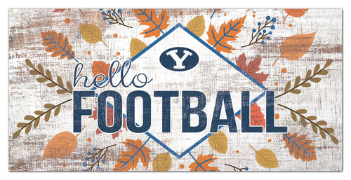 Wholesale C2136-Hello Football 6x12 / C2136-Brigham Young University