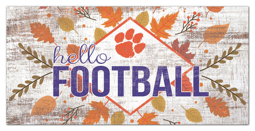 Wholesale C2136-Hello Football 6x12 / C2136-Clemson