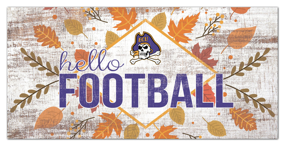 Wholesale C2136-Hello Football 6x12 / C2136-East Carolina