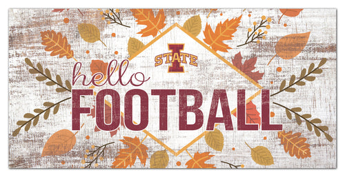 Wholesale C2136-Hello Football 6x12 / C2136-Iowa State