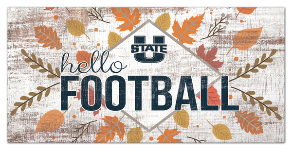 Wholesale C2136-Hello Football 6x12 / C2136-Utah State