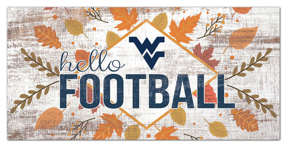 Wholesale C2136-Hello Football 6x12 / C2136-West Virginia