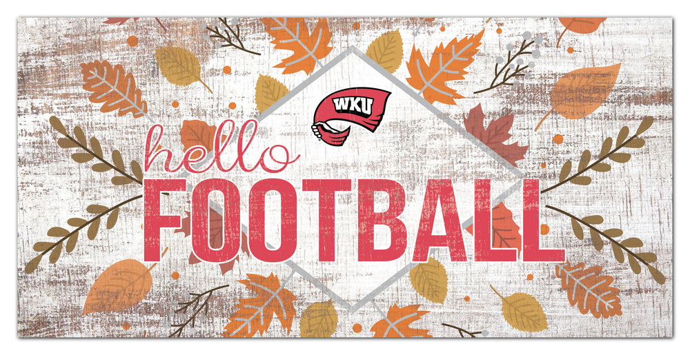 Wholesale C2136-Hello Football 6x12 / C2136-Western Kentucky