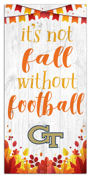 Wholesale C2137-Not Fall Without Football 6x12 / C2137-Georgia Tech