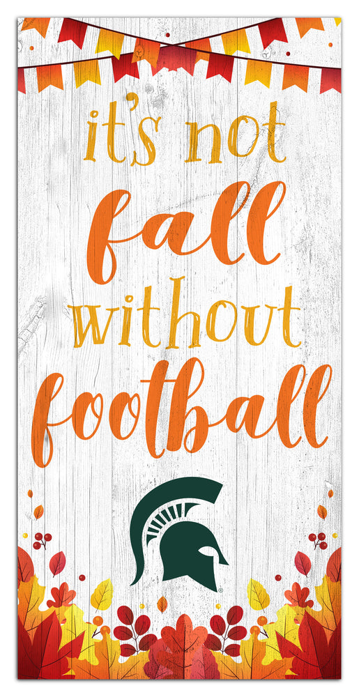 Wholesale C2137-Not Fall Without Football 6x12 / C2137-Michigan State