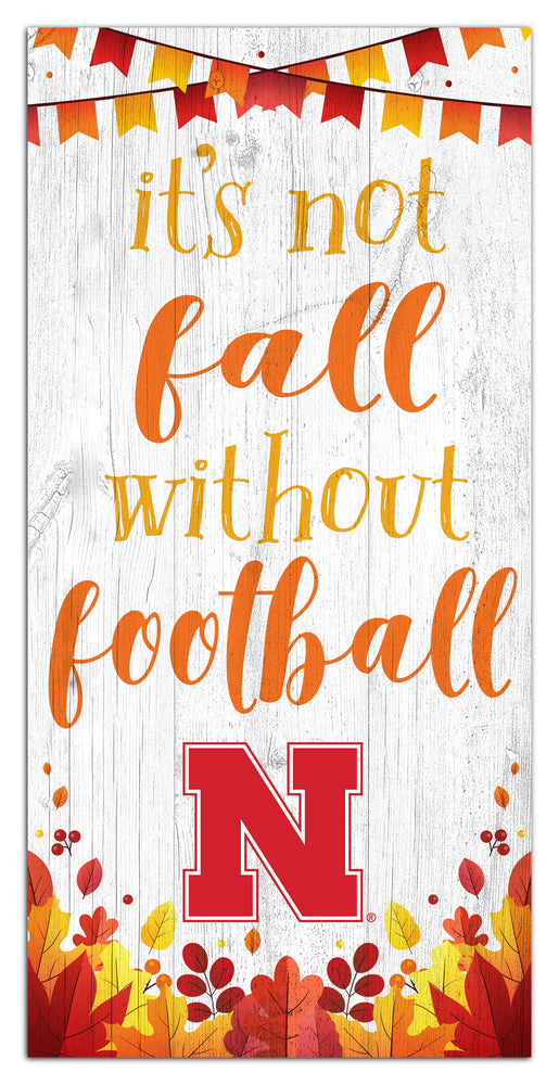 Wholesale C2137-Not Fall Without Football 6x12 / C2137-Nebraska