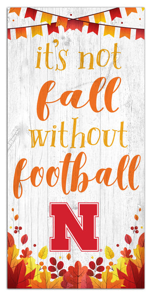 Wholesale C2137-Not Fall Without Football 6x12 / C2137-Nebraska
