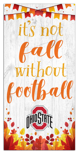 Wholesale C2137-Not Fall Without Football 6x12 / C2137-Ohio State
