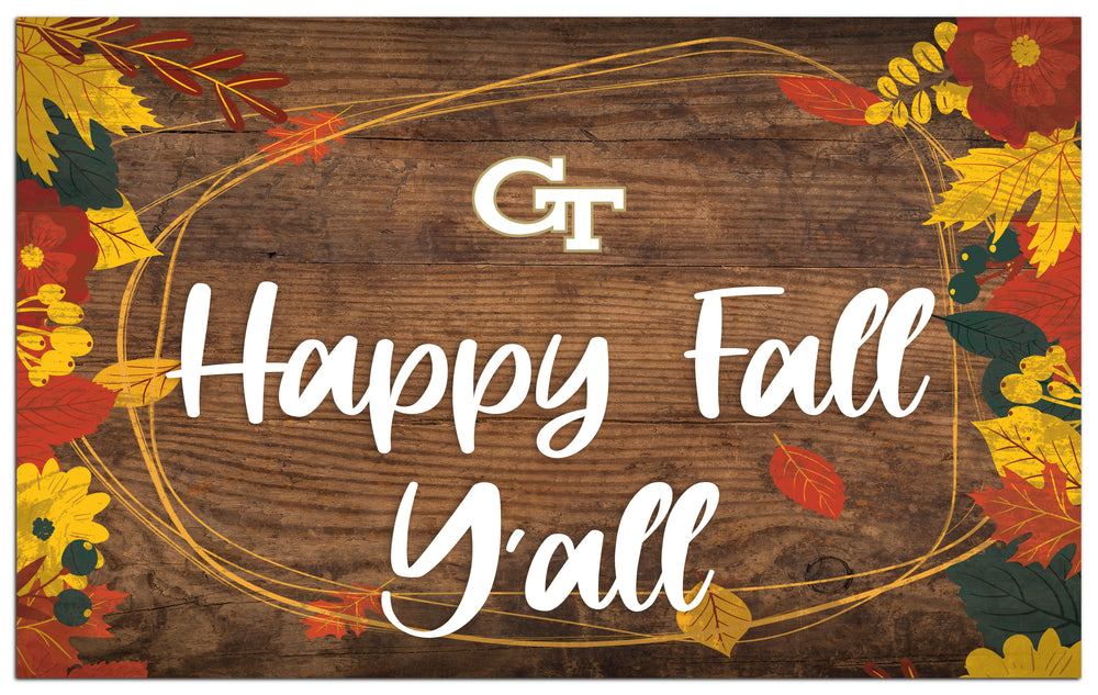 Wholesale C2139-Happy Fall Yall 11x19 / C2139-Georgia Tech