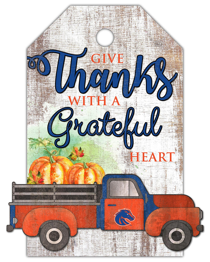 Wholesale C2140-Gift Tag and Truck 11x19 / C2140-Boise State