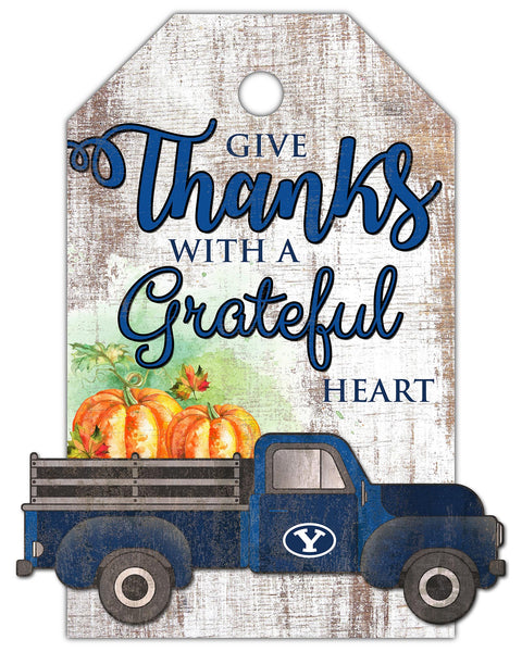 Wholesale C2140-Gift Tag and Truck 11x19 / C2140-Brigham Young University