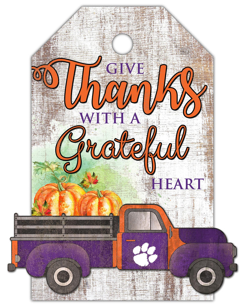 Wholesale C2140-Gift Tag and Truck 11x19 / C2140-Clemson