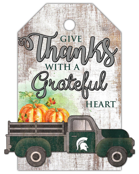 Wholesale C2140-Gift Tag and Truck 11x19 / C2140-Michigan State