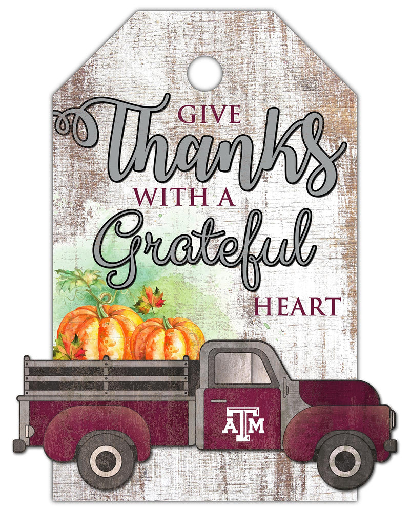 Wholesale C2140-Gift Tag and Truck 11x19 / C2140-Texas A&M