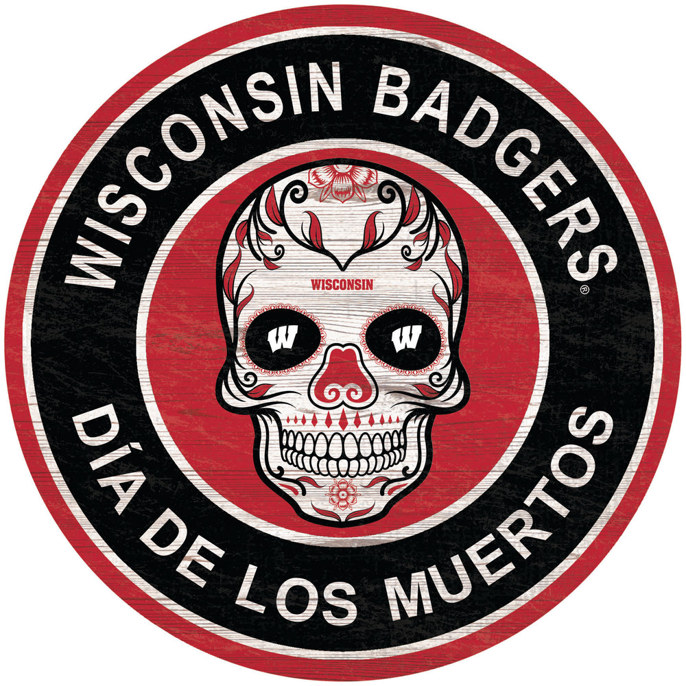 Wholesale C2141-Sugar Skull Circle / C2141-Wisconsin