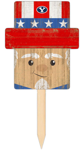 Wholesale C2144-Uncle Sam Head Yard Stake / C2144-Brigham Young University