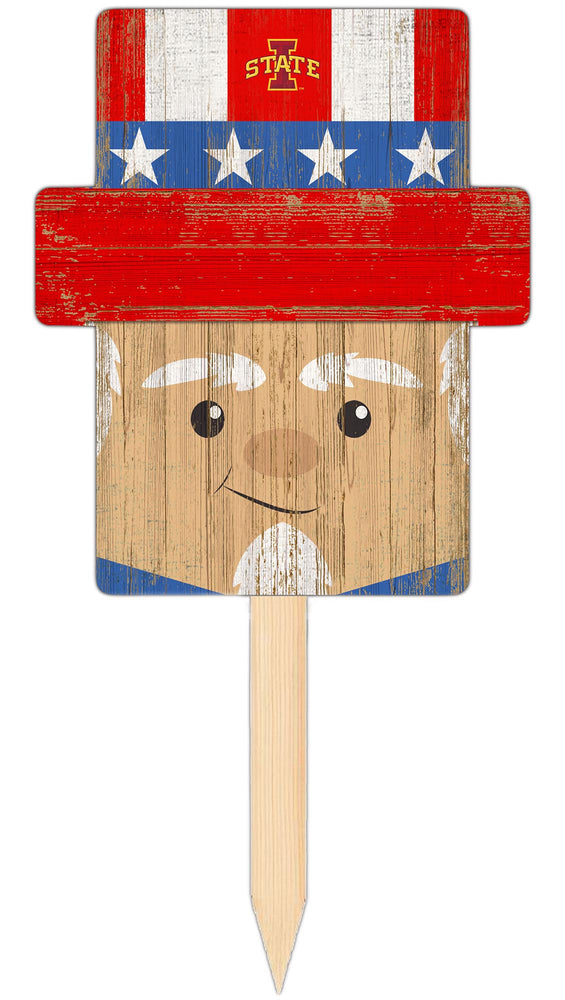 Wholesale C2144-Uncle Sam Head Yard Stake / C2144-Iowa State