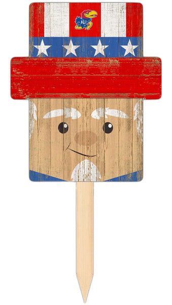 Wholesale C2144-Uncle Sam Head Yard Stake / C2144-Kansas