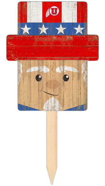 Wholesale C2144-Uncle Sam Head Yard Stake / C2144-Utah